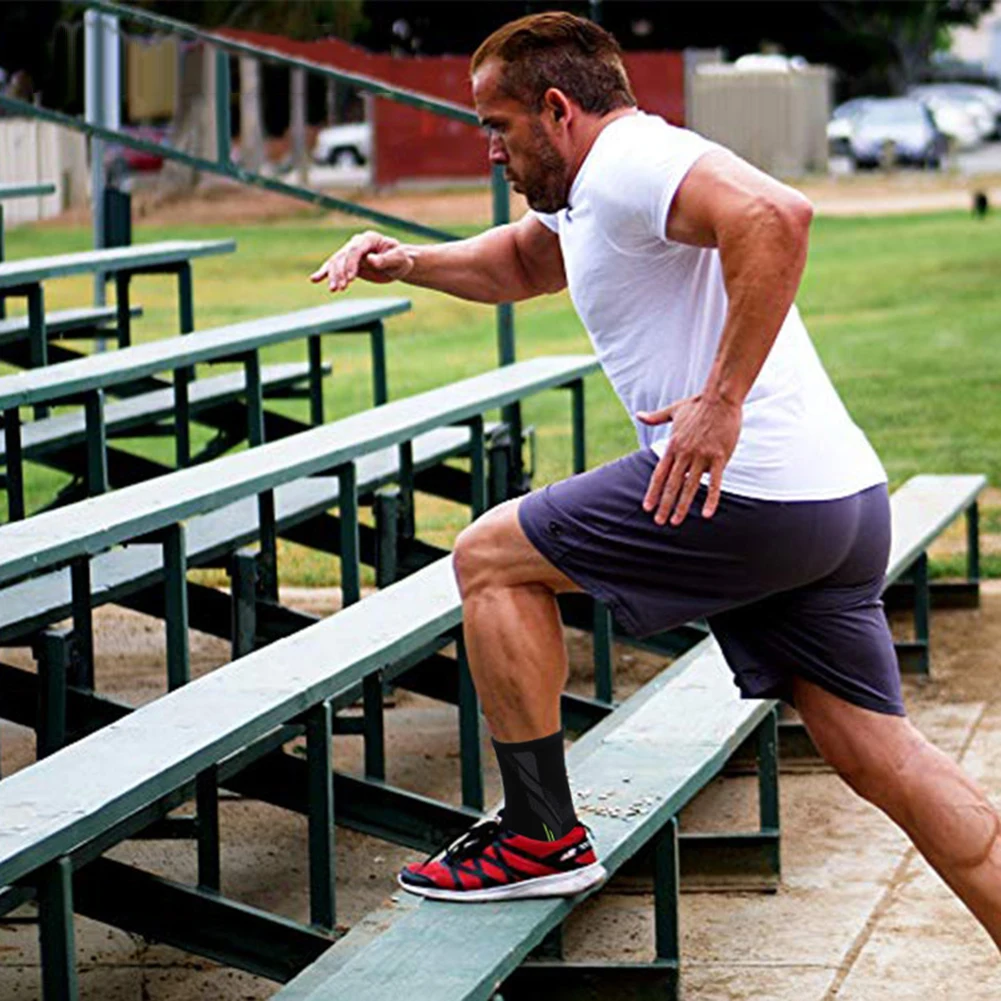 Компрессионный бандаж для лодыжки эластичный дышащий восстановления после