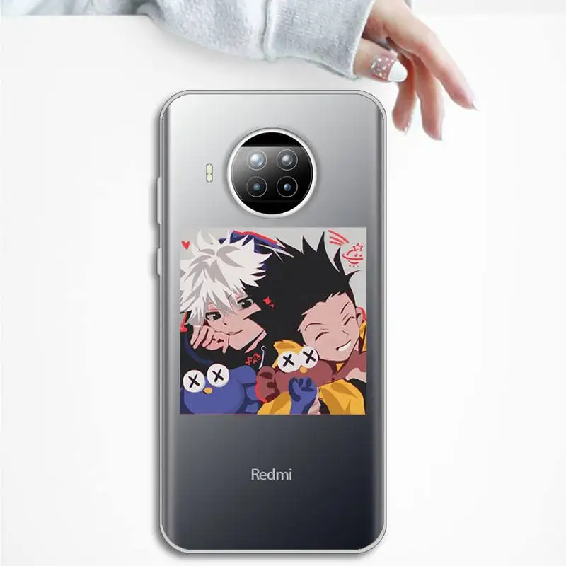 

HUNTERHUNTER2 Phone Case Transparent for Xiaomi Redmi note 10 t 8 9 pro lite 11
