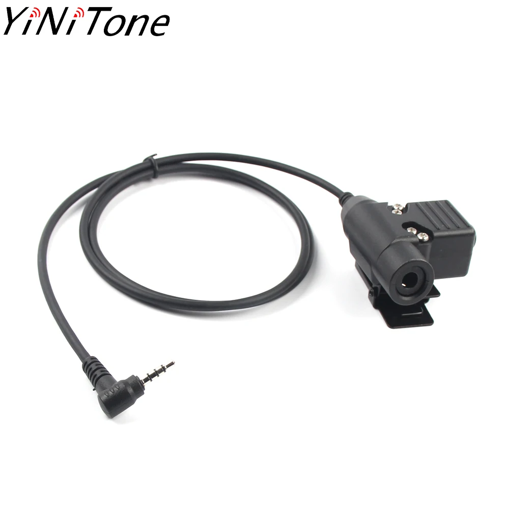 Military Headset U94 PTT For COMTAC MSA EARMOR TCA TRI NATO plug for Standard Version Yaesu Vertex VX-3R VX-110 FT-10R