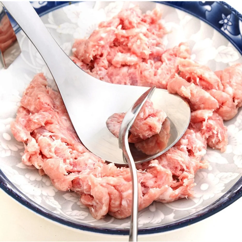 Ложка из нержавеющей стали для приготовления фрикаделек креативный