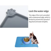high quality silicone dog feeding bowl mat for dog silicone pet food pad pet bowl drinking mat dogs supplies accessories