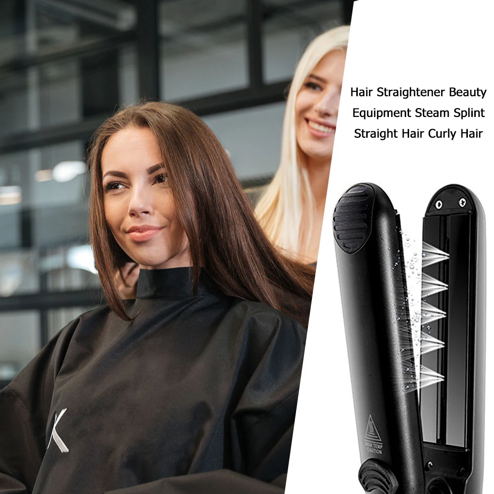 Easy Use Practical Hair Styling Tools Steam Straightener Ceramic Flat Iron Electric Straightening Curler | Красота и здоровье