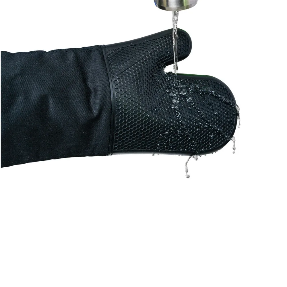 Термостойкие силиконовые перчатки для готовки выпечки держатель кастрюль