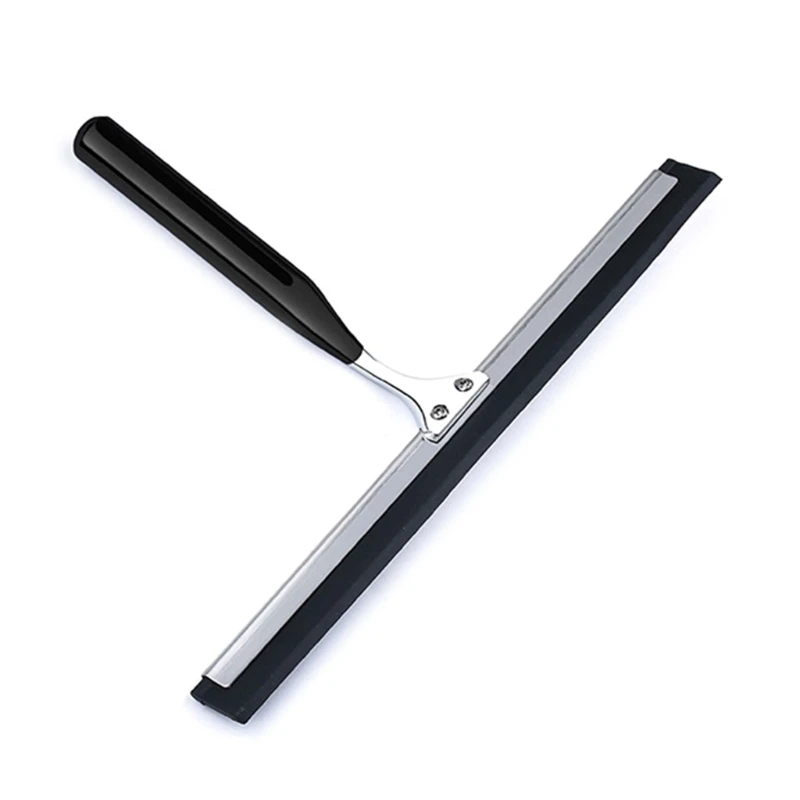 

Short Handle Glass Window Squeegee Stainless Steel Home Mirrors Cleaner Tools