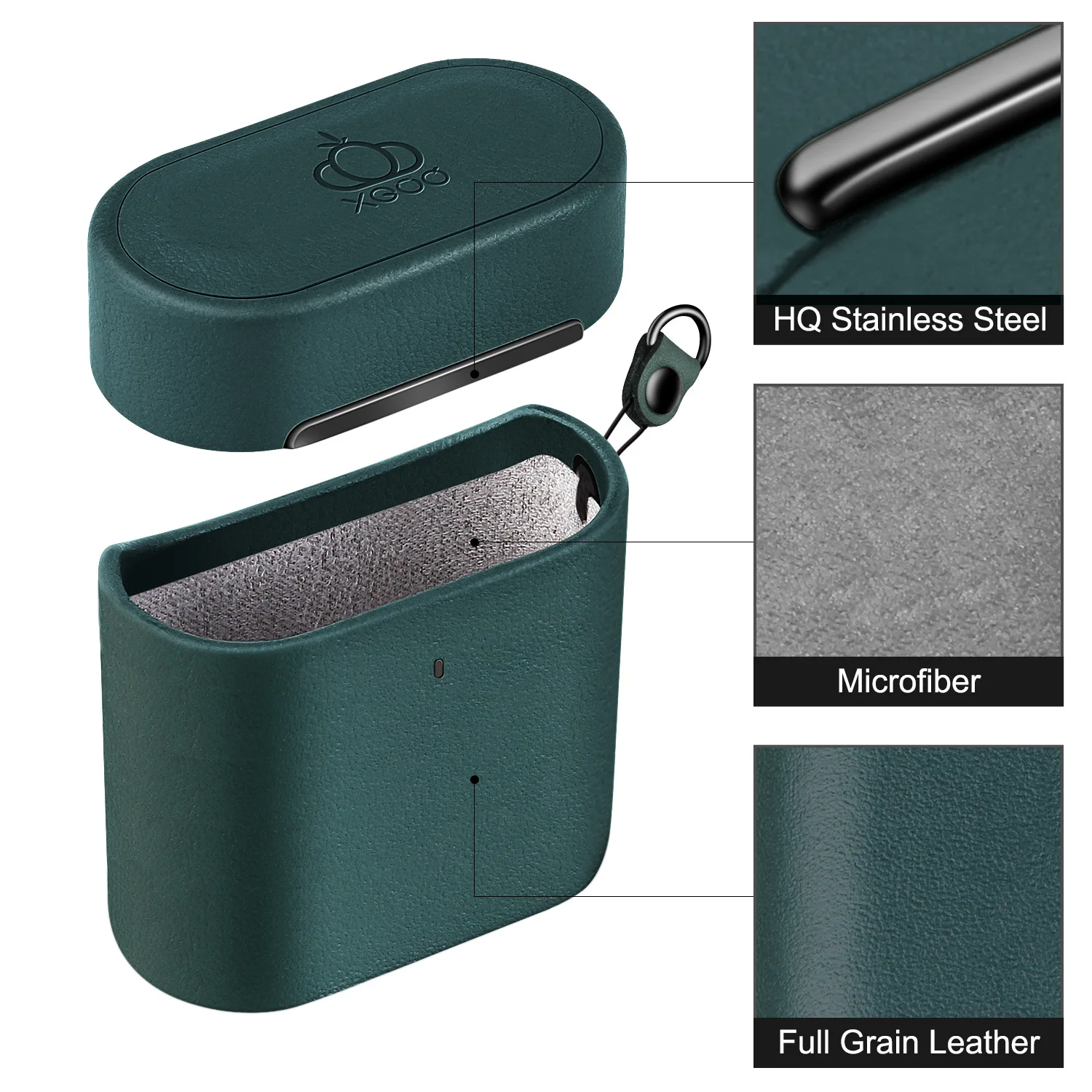 Чехол с ремешком для беспроводных Bluetooth-наушников Apple Airpods 1 2