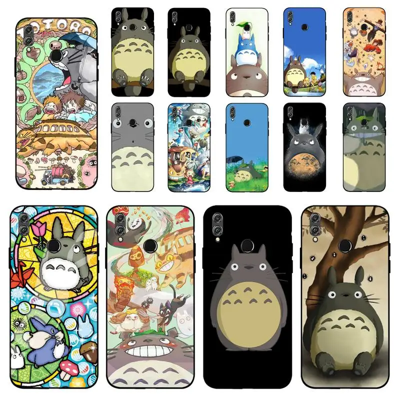 

FHNBLJ Cute Totoro Anime Studio Ghibli Phone Case for Huawei Honor 10 i 8X C 5A 20 9 10 30 lite pro Voew 10 20 V30