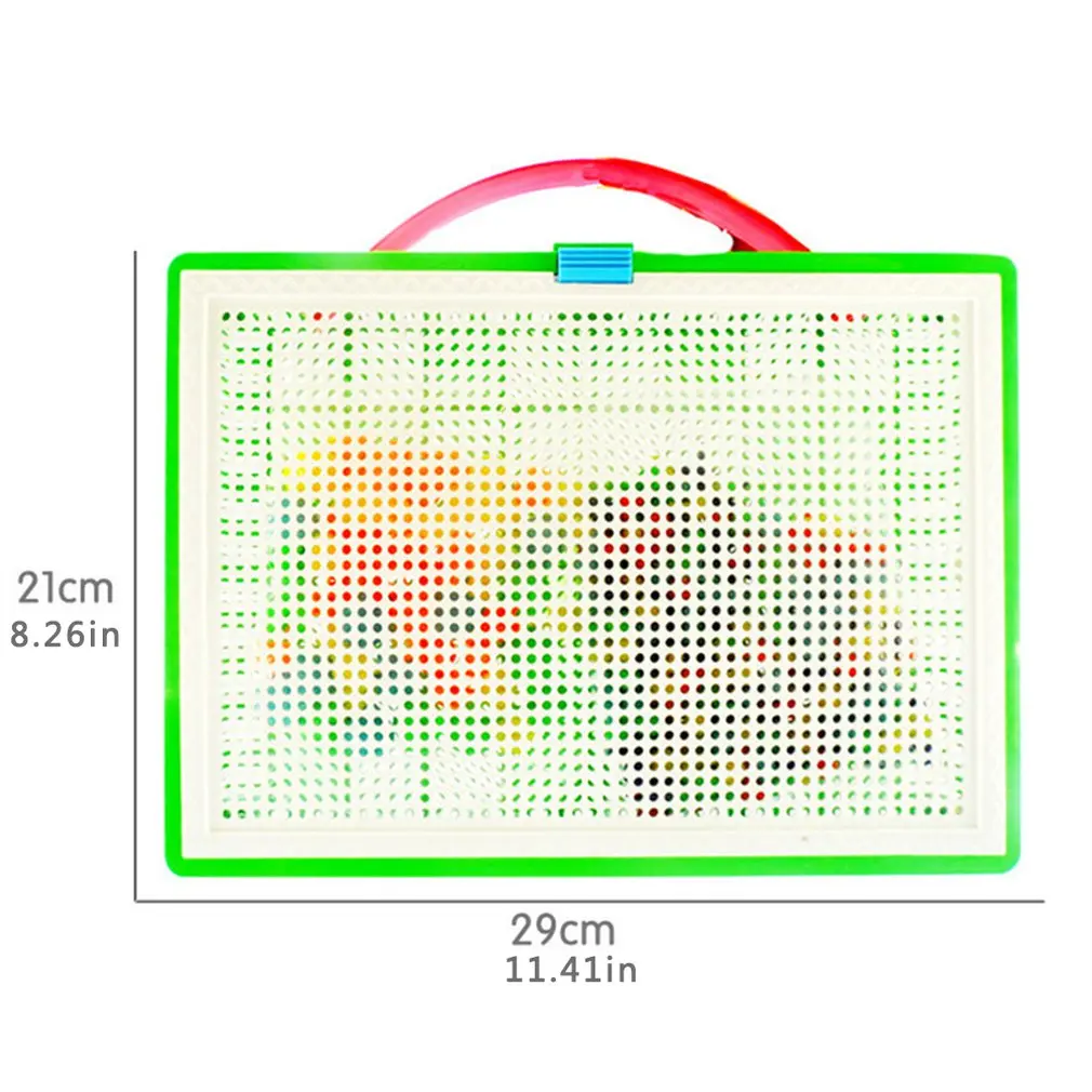 Практичный детский гвоздиков со шляпками головоломки игрушки Пластиковые