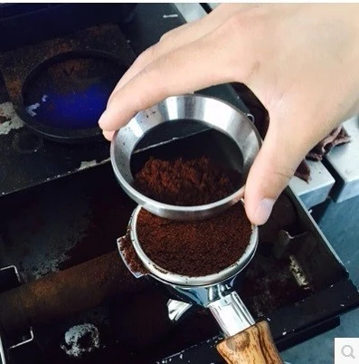 

51/53/57.5/58/ 58.35MM Stainless Steel Grinder Intelligent Dosing Ring For Brewing Bowl Coffee Powder For Espresso Barista Tool