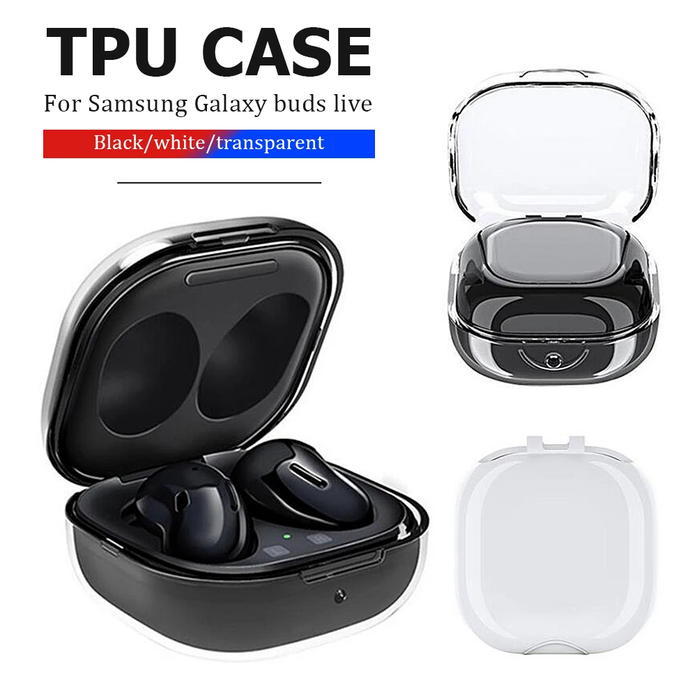 

TPU Case for Samsung Galaxy Buds 2 Live Shockproof Protective Cover for Galaxy Buds pro buds2 Soft Case galaxy Buds live pro