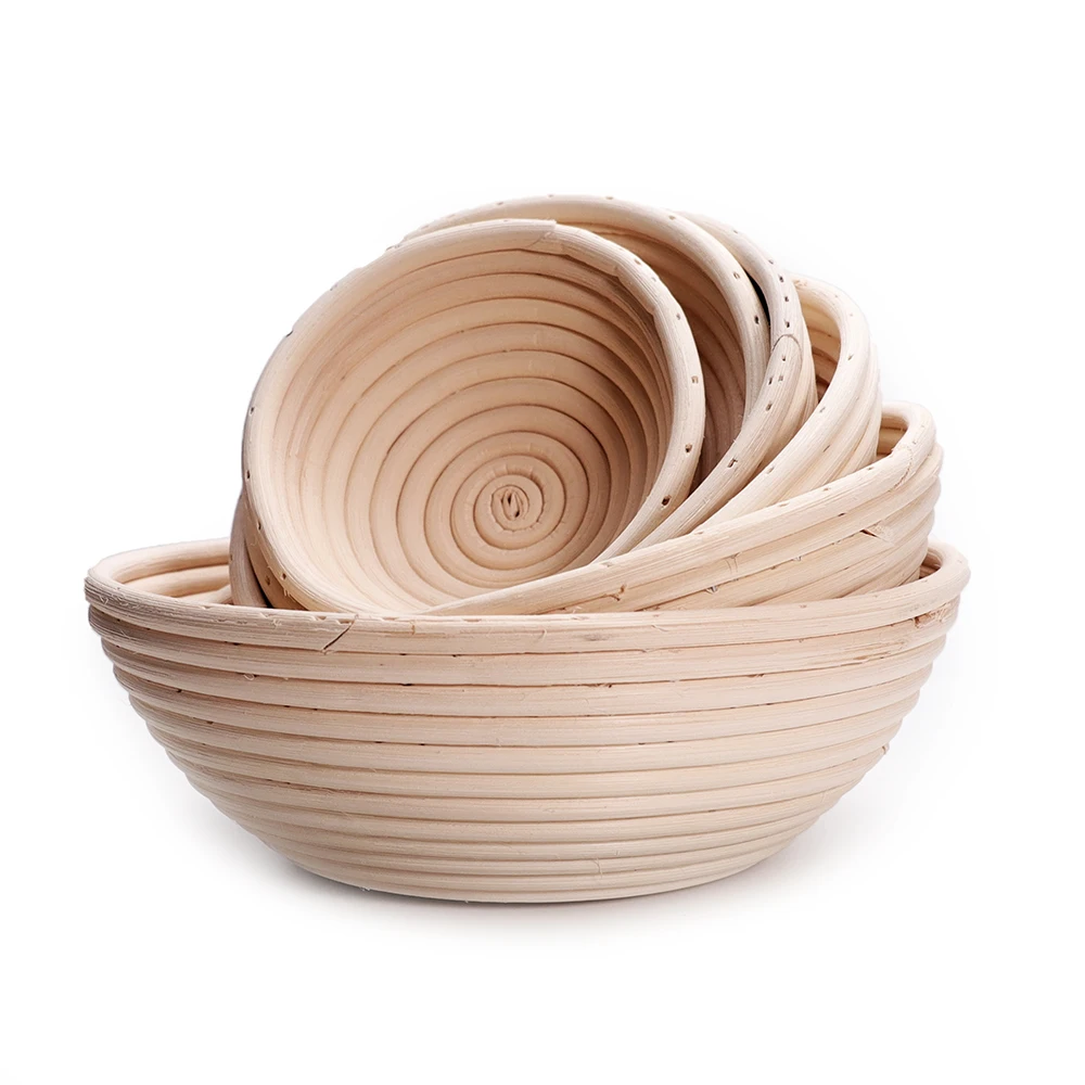 Banneton проверок хлеба закваска Brotform натуральная ротанговая корзина для выпечки