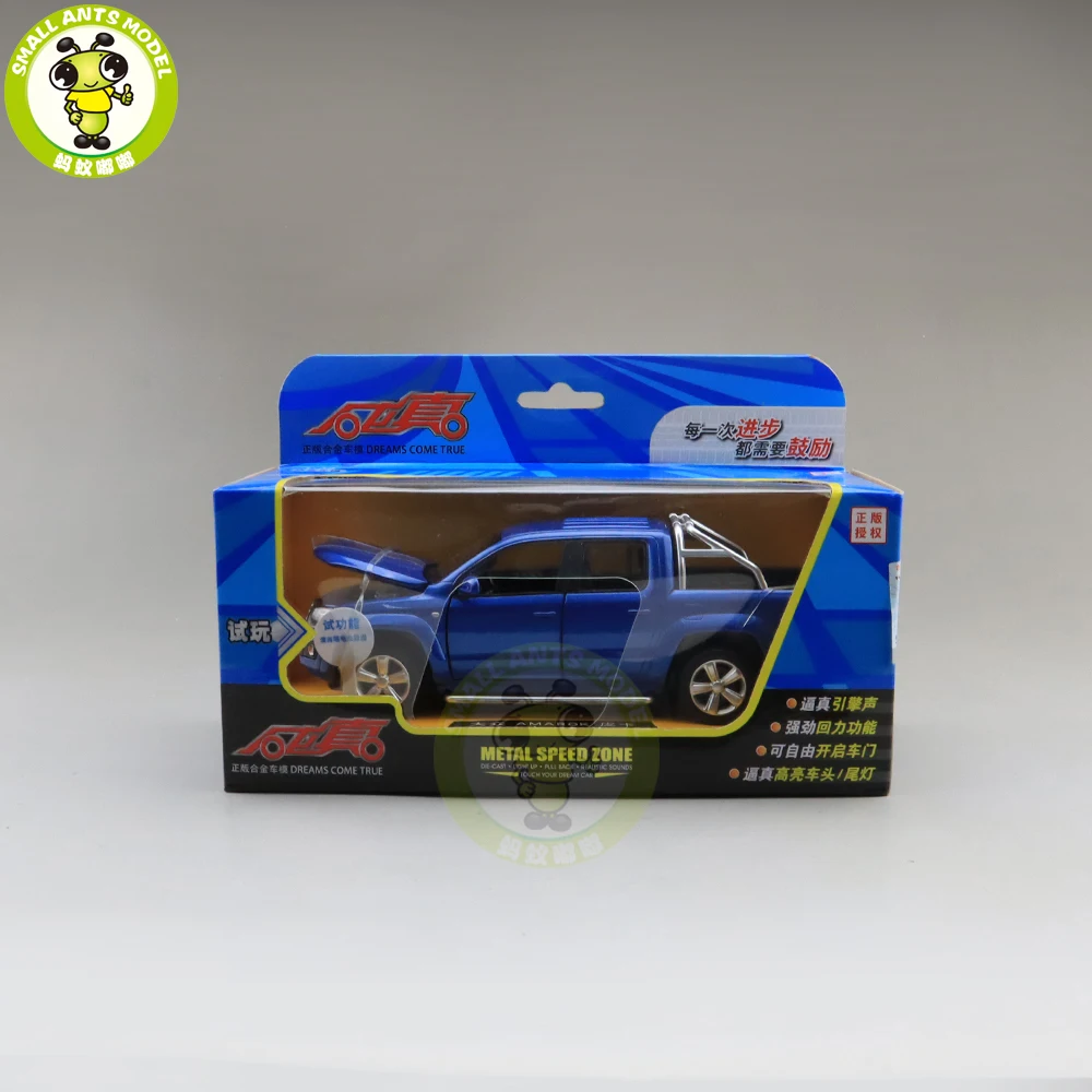1/30 Caipo AMAROK пикап литая модель автомобиля игрушки для детей оттягивающийся музыкальный светильник подарки для мальчиков девочек