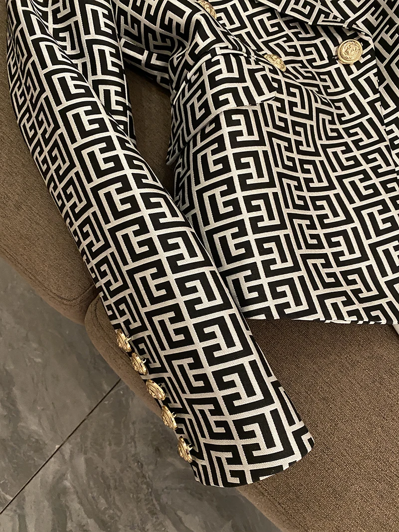 Брендовая Высококачественная Модная приталенная Женская одежда в стиле ретро с