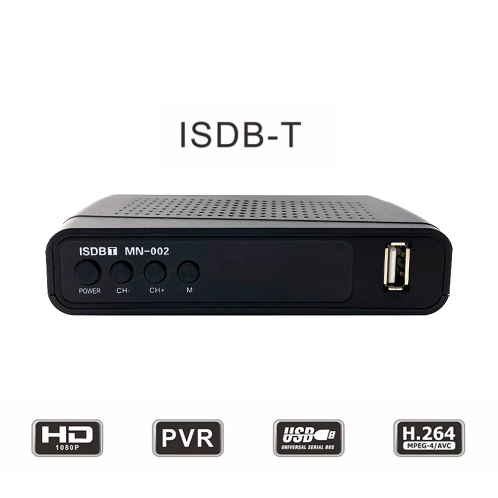 ISDB T цифровой наземный приемник HD H.264 ТВ тюнер светодиодный USB PVR AC3