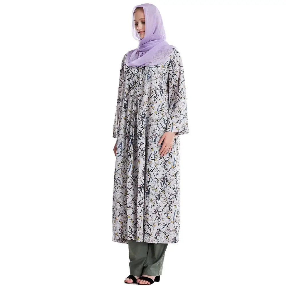 Комплект из 2 предметов мусульманское женское длинное платье и брюки комплекты