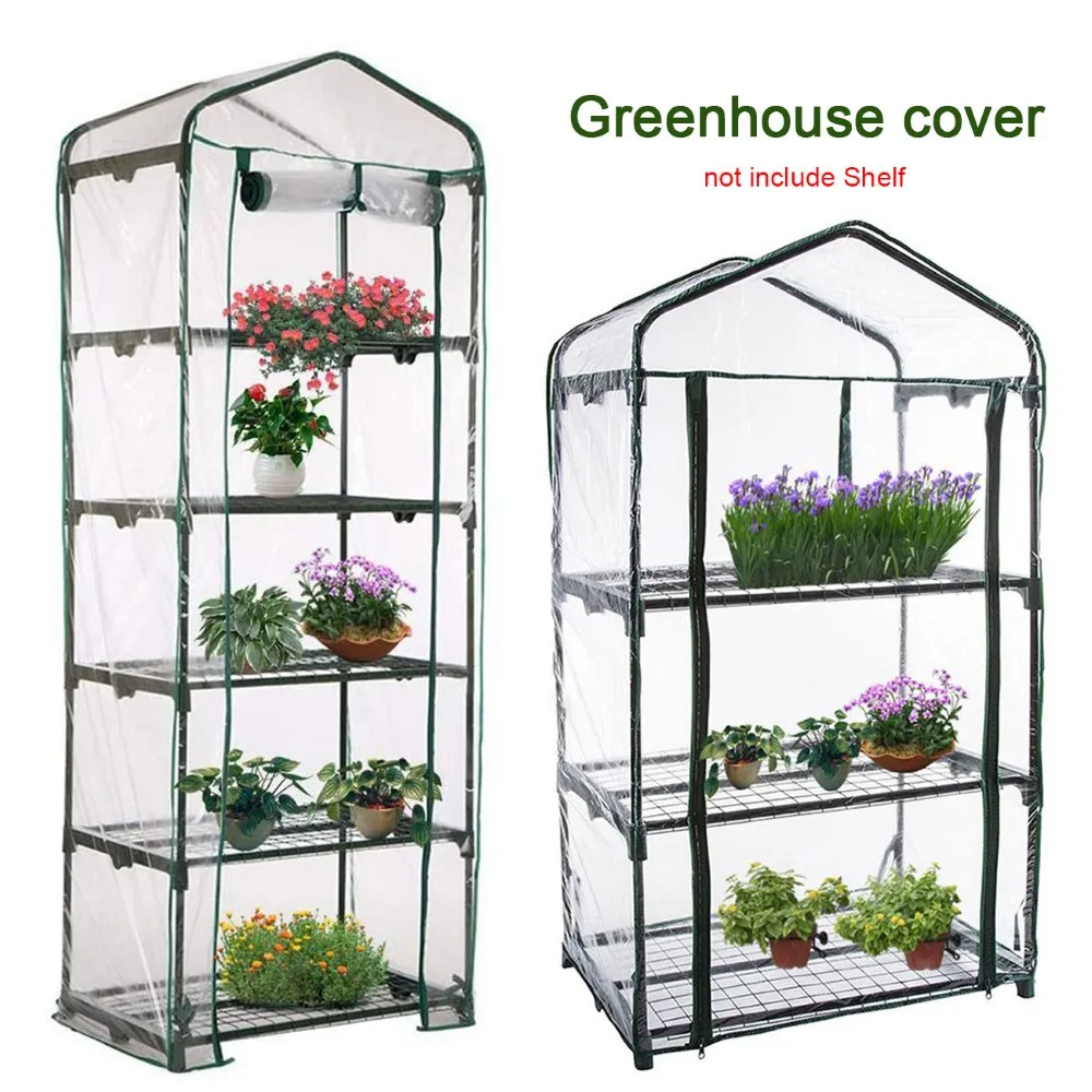 Мини палатка для теплиц складная прозрачная Водонепроницаемая садовая крышка