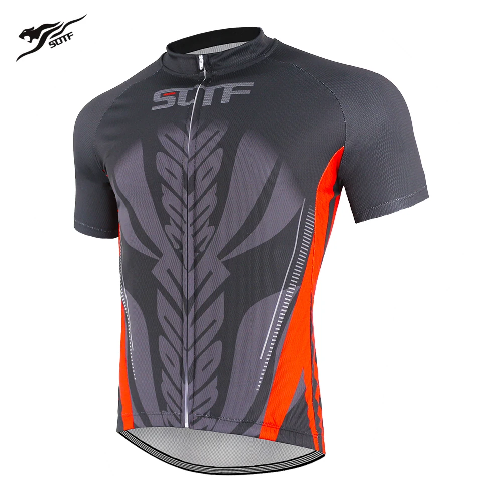 

SOTF Symmetrical Figure Quick Dry Cycling Jersey Men Women Short Sleeve Tight Suitable Mountain Bike Shirt Motocross Clothing