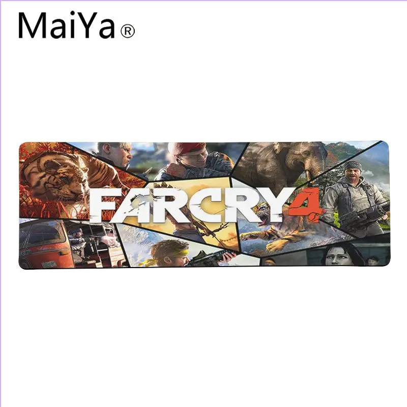 Высококачественный большой/маленький силиконовый коврик для мыши Maiya Far Cry 4