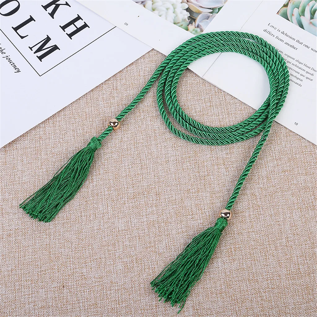 Женский пояс с бусинами элегантный эластичный из искусственной кожи украшенный