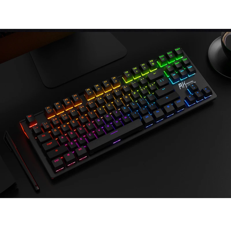 

Игровая клавиатура G87 RK, Проводная Механическая клавиатура с RGB подсветкой, Двухрежимная, Bluetooth, для ПК и ноутбуков
