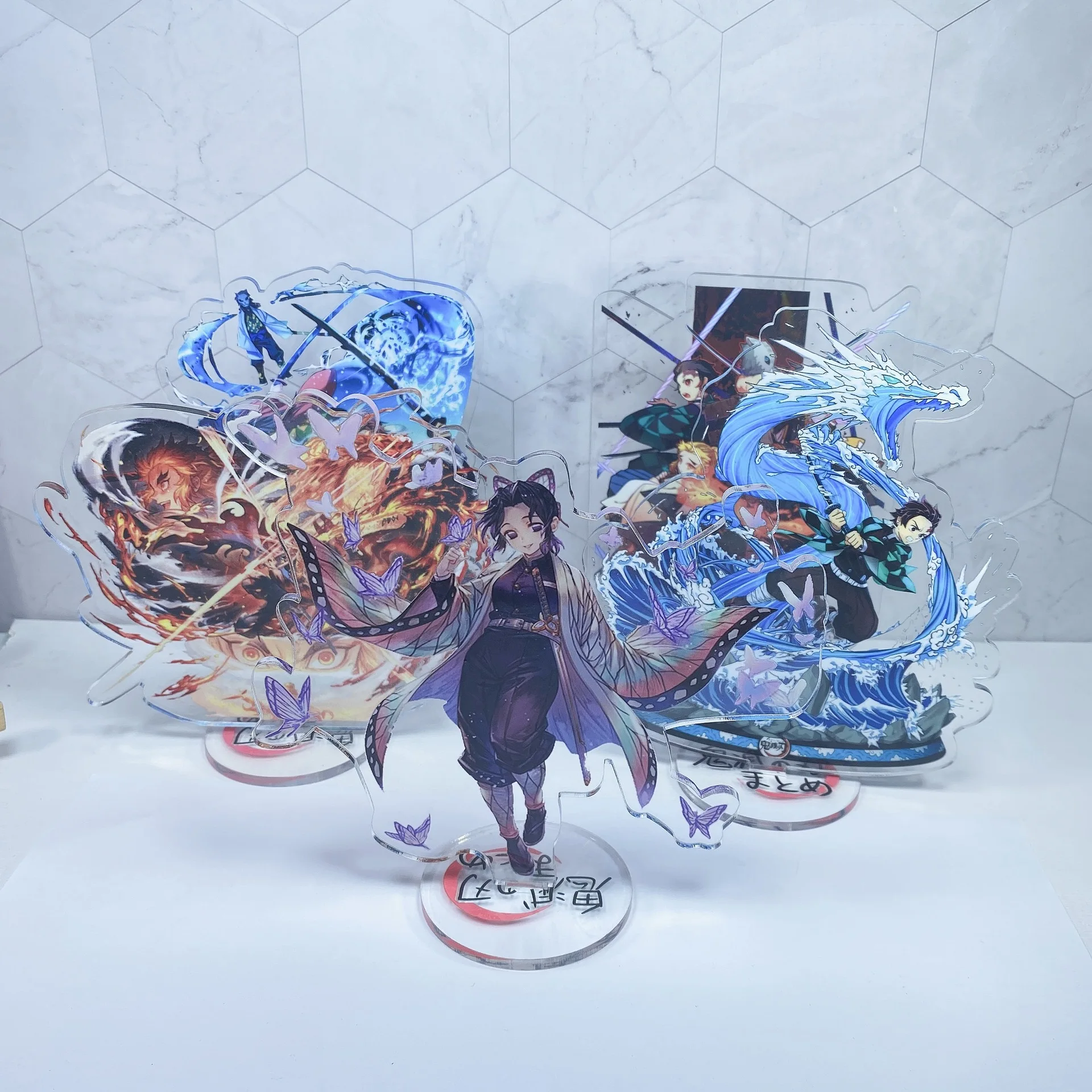 

Demon Slayer Kamado Tanjirou Nezuko Inosuke Kimetsu No Yaiba Acrylic Stand Figure Model Plate Decoration Cosplay Gifts