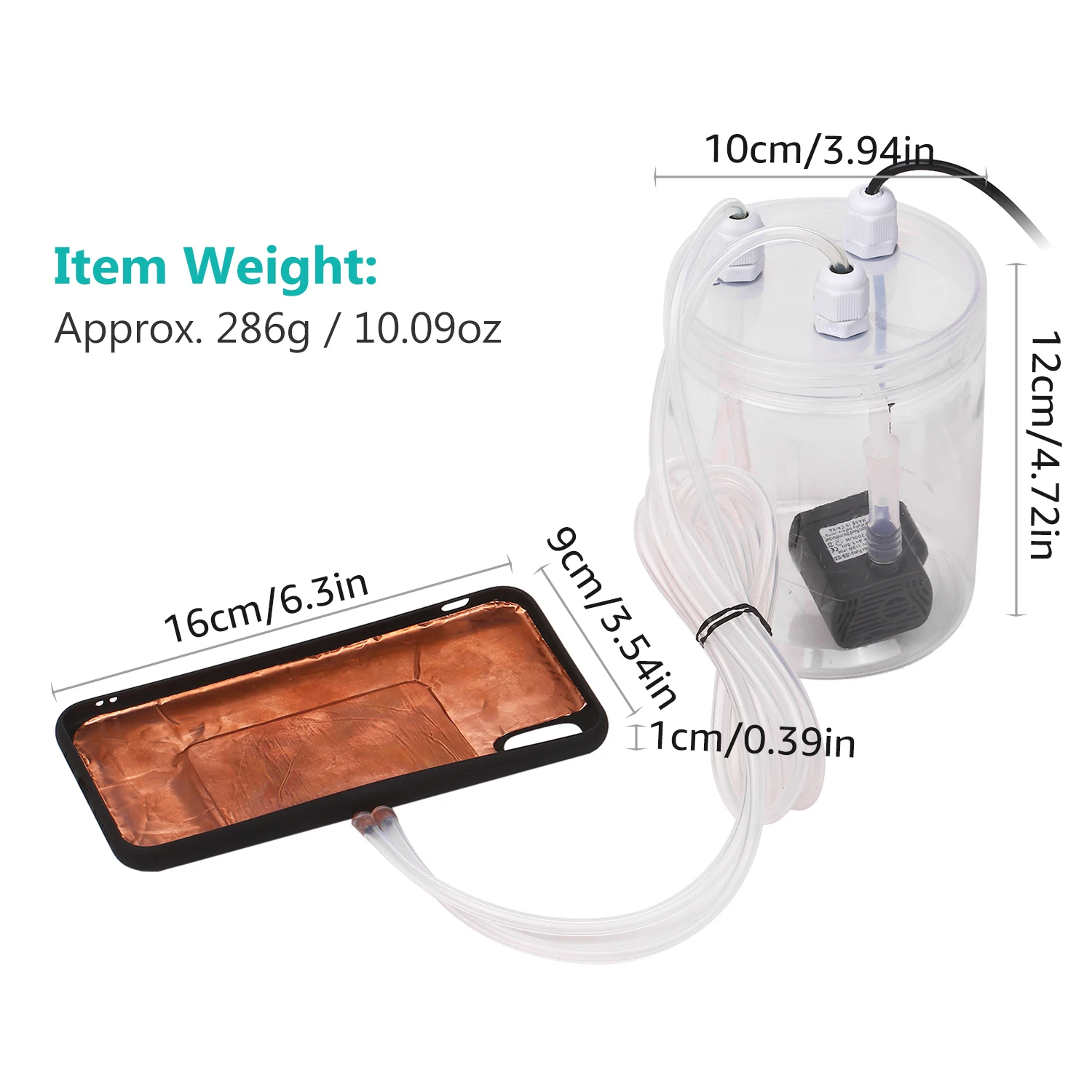 Кулер для телефона мобильный телефон радиатор с водяным охлаждением охлаждающее