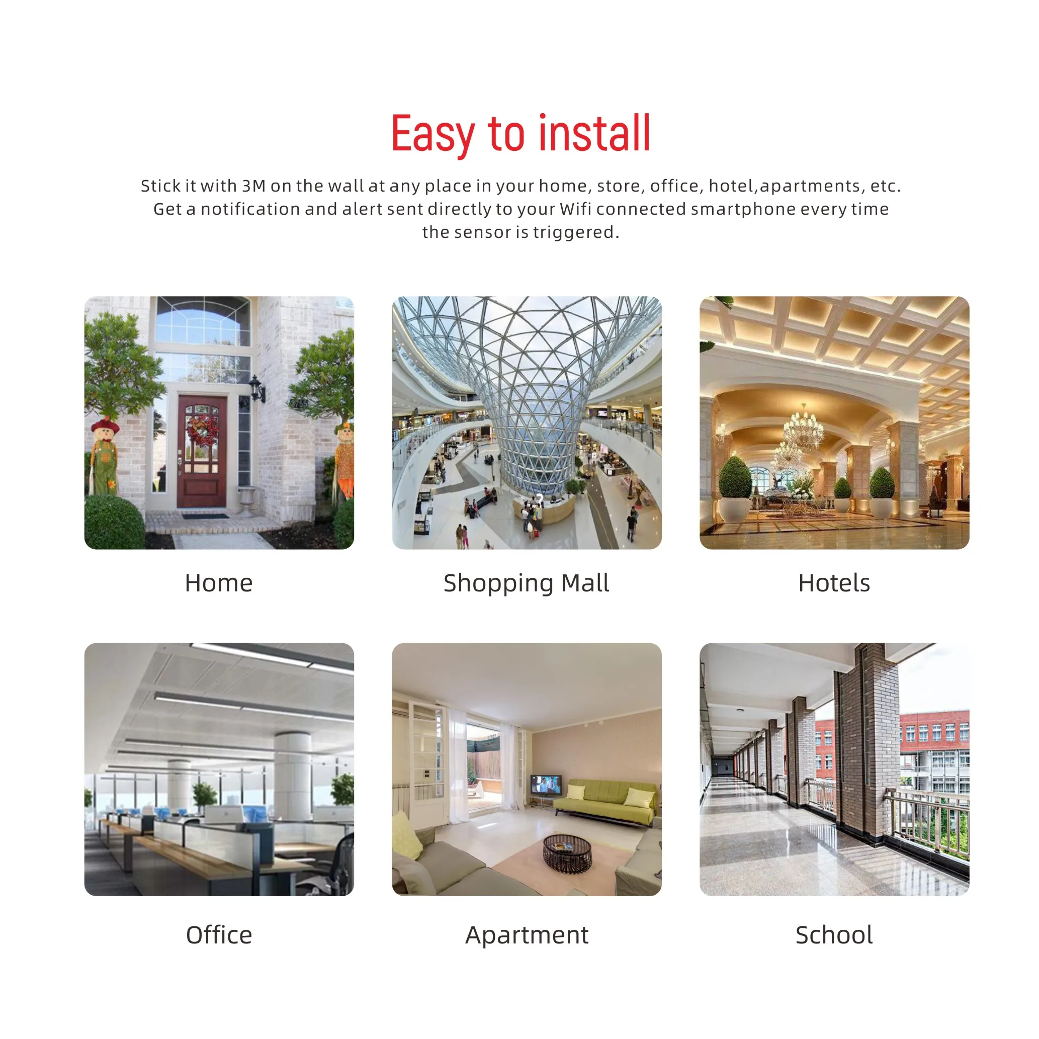 

Alexa Support Tuya Smart Home Zigbee Motion Sensor for Human Body Detection Anti-theft