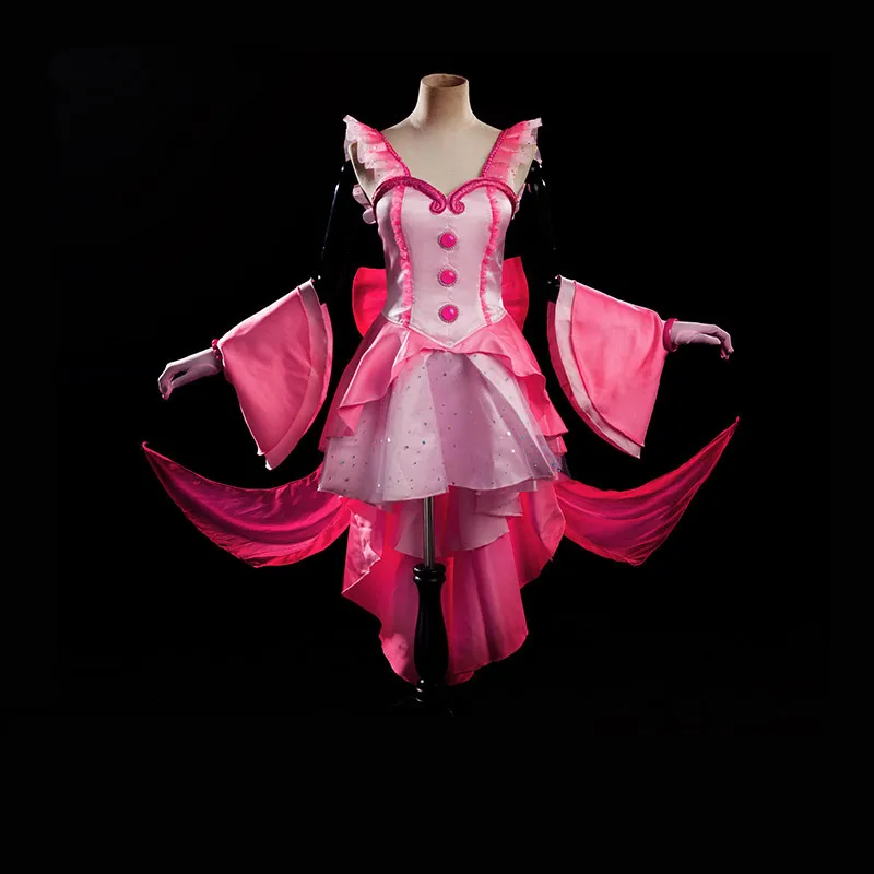 Новинка 2018 ярко-розовое платье аниме русалка мелодия Нанами Ruchia Luchia костюм для