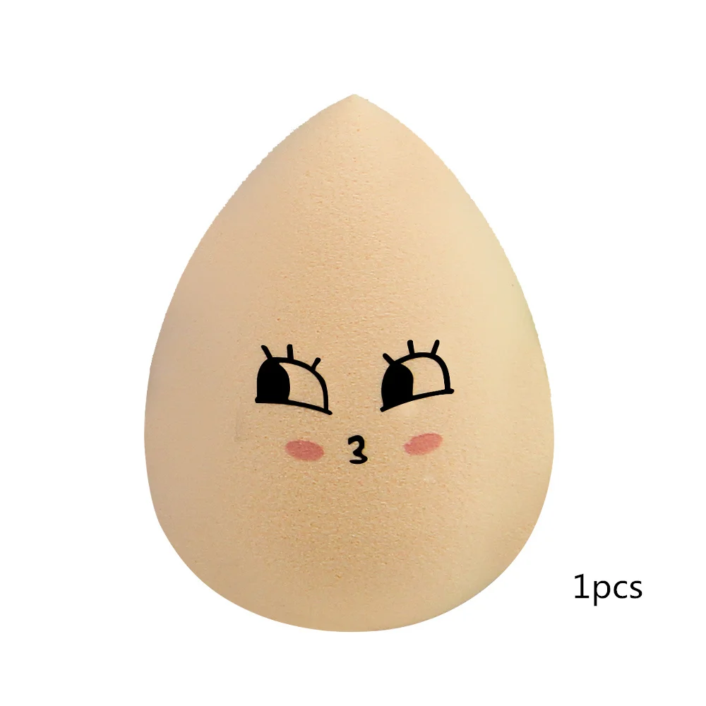 Beige 1 шт Ctue форма капли воды косметический спонж для макияжа смешивание губок лицо Жидкая Основа крем макияж Косметическая пудра слойка - Цвет: Beige
