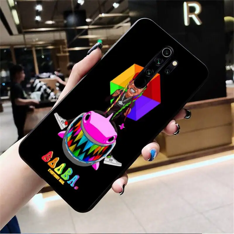 Мягкий резиновый чехол для телефона Redmi Note 9 8 8T 8A 7 6 6A Go Pro Max K20 6ix9ine gooba | Мобильные