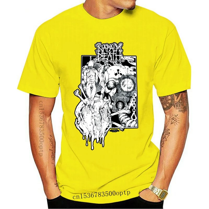 

New NAPALM DEATH Harmony Corruption T-SHIRT - Nuevo y Oficial Round Collar Short Sleeve T Shirt top tee(2)