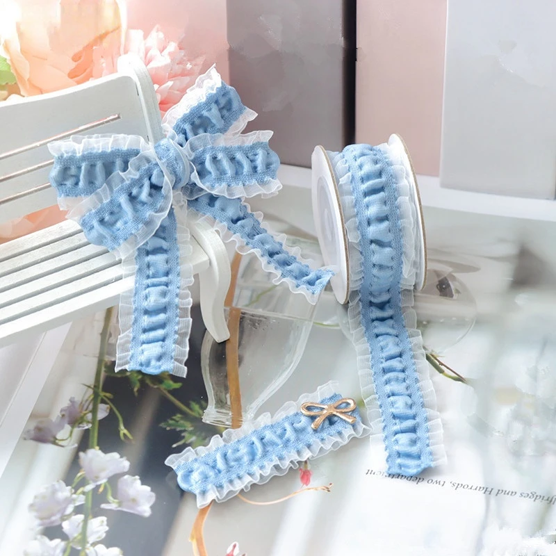 Кружевные складки с оборками диаметром 25 мм аксессуары для рукоделия 10 ярдов |