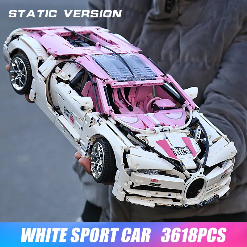 Creator Lepined City Technic мини кирпичи гоночный автомобиль Bugattis Рождество 1:10 чемпионы