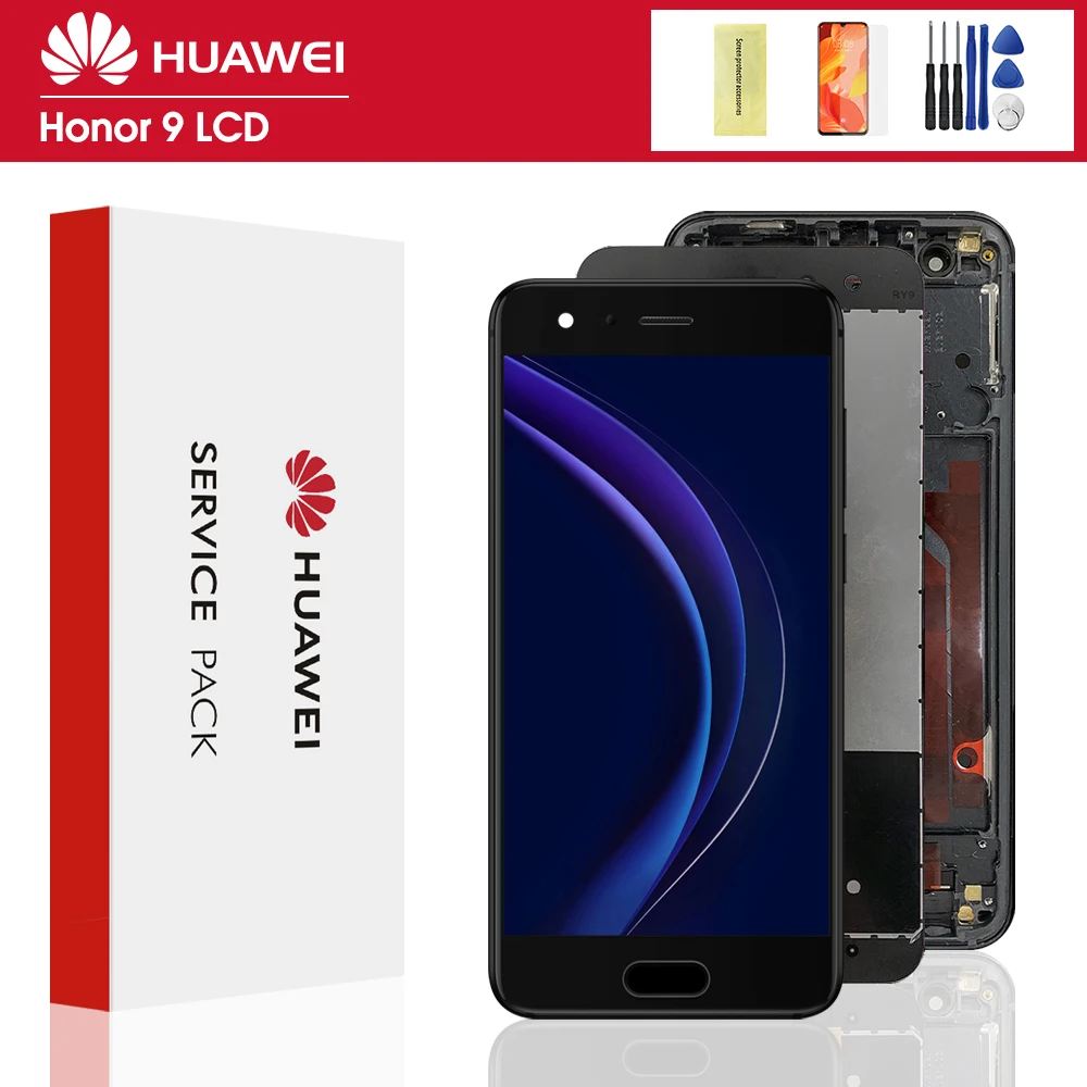 5 15 дюймовый тестовый ЖК дисплей для Huawei Honor 9 STF L09 AL10 AL0 TL10 экран + дигитайзер
