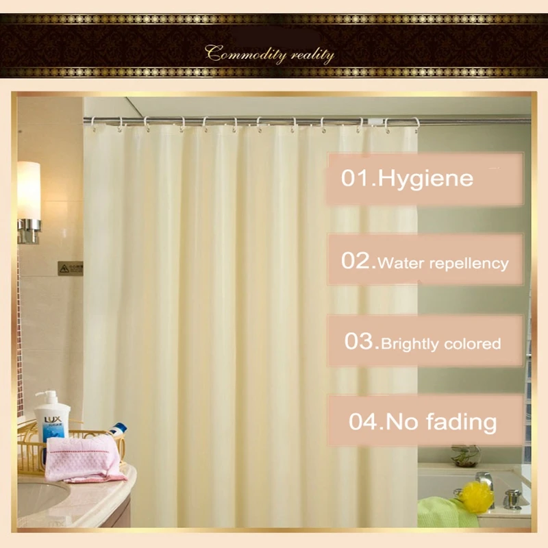 Пластиковые занавески для душа высокого качества экологически чистые