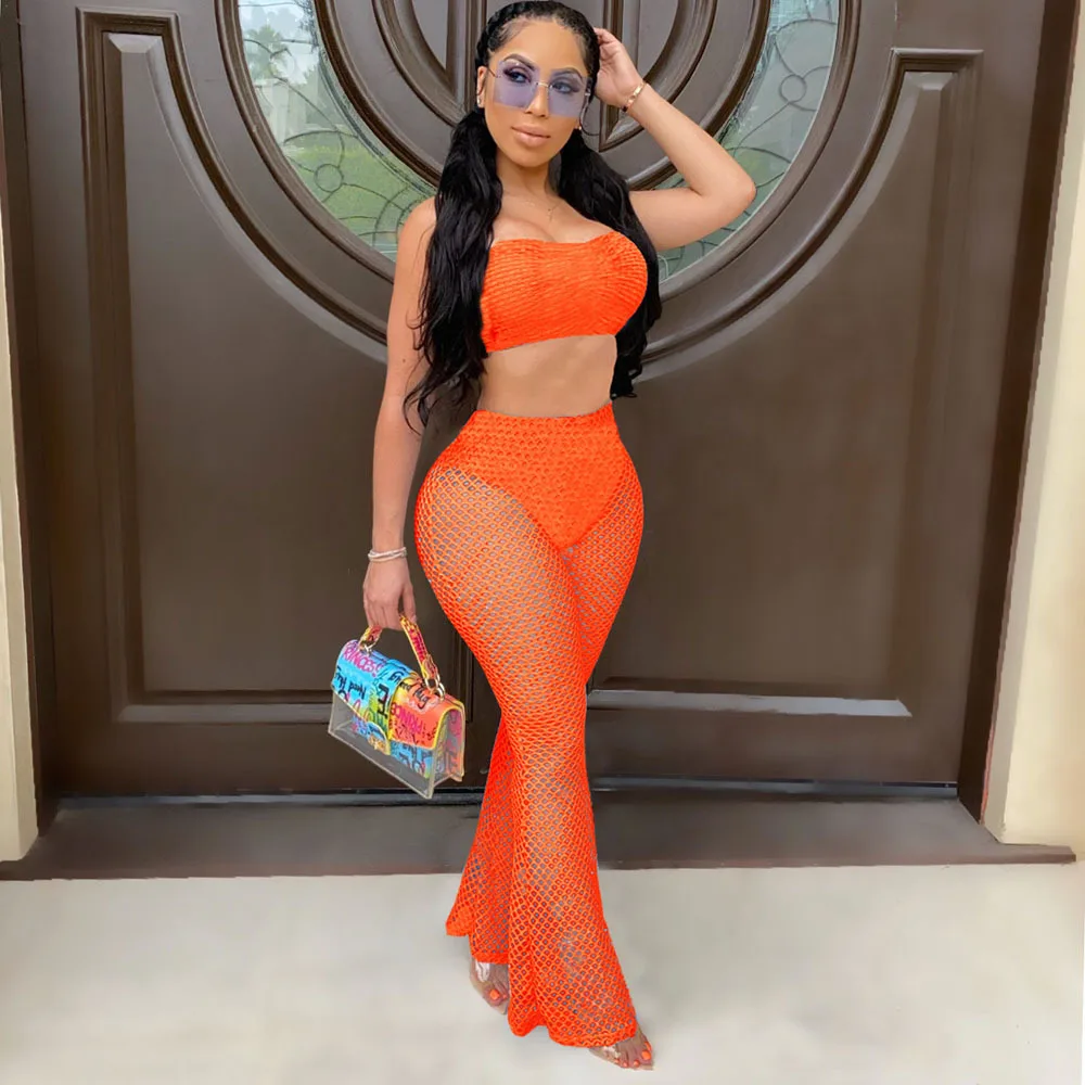 Пикантный сетчатый топ Adogirl комплект из двух предметов Модный повседневный