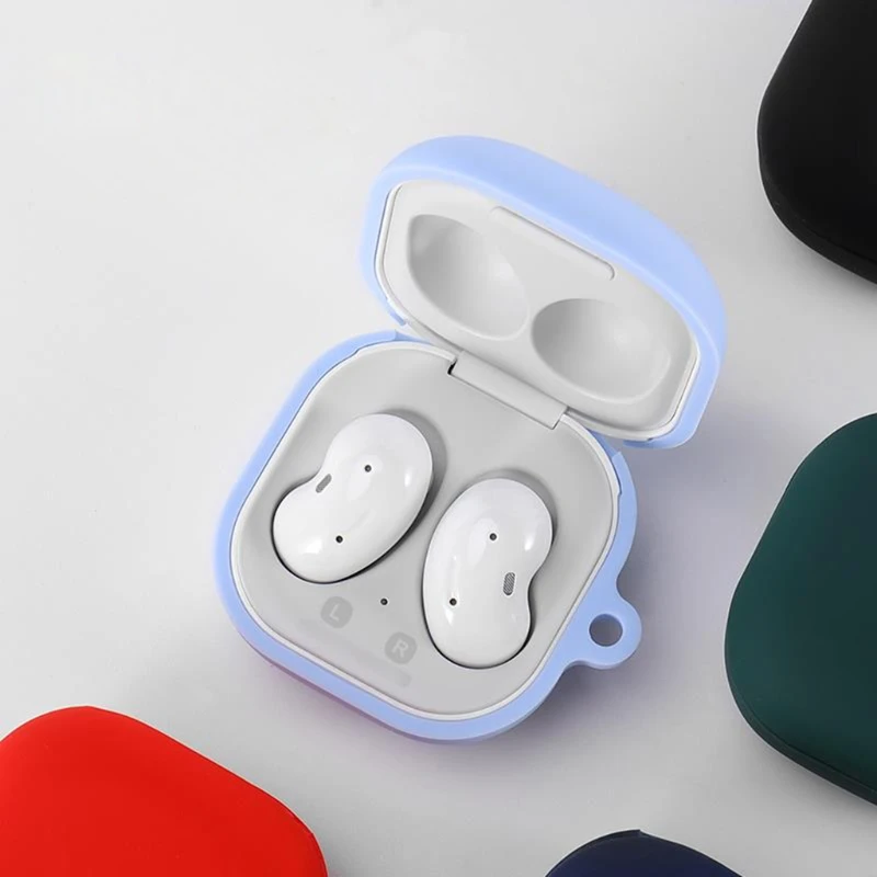 

Anti-fall Soft Washable Dust-proof Protective Cover Silicone Case for S-AMSUNG Galaxy-Buds Pro/Live Wireless Earphone
