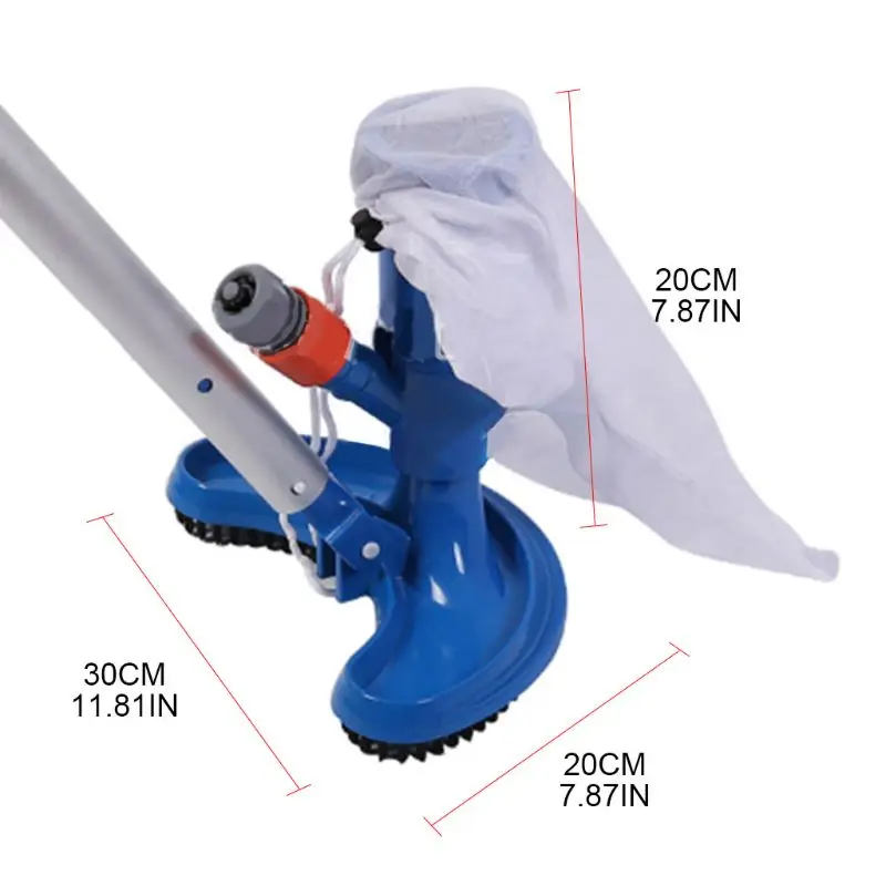 

Nozzle Suction Head Swimming Pool Cleaning Brushes Plastic Bottom Pool Wall Multipurpose Tools for Cleans Wall Pool Tool