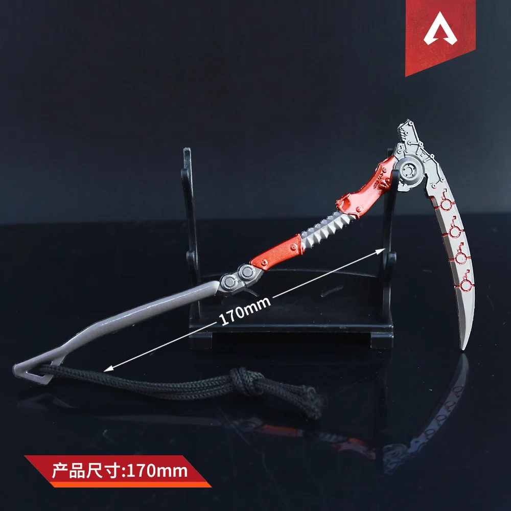 

Apex Legends Revenant Heirloom 17cm Dead Mans Curve Alloy Sickle Game Weapon Decoration Crafts Model Christmas Holiday Gift Toys