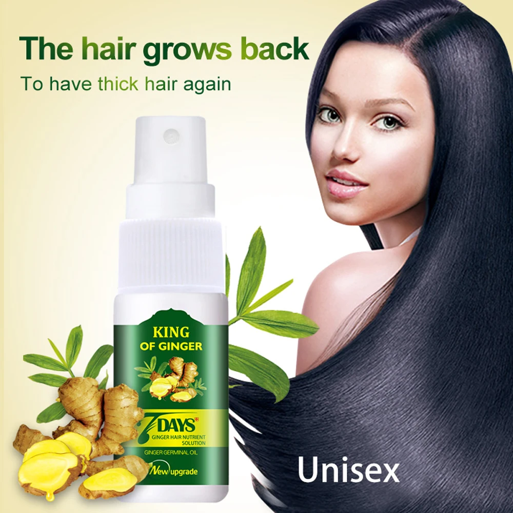 

Fast Hair Growth Serum Anti Hair Loss Thick Fast Repair Growing Treatment Liquid Natural Ginger Extract Essence Preventing
