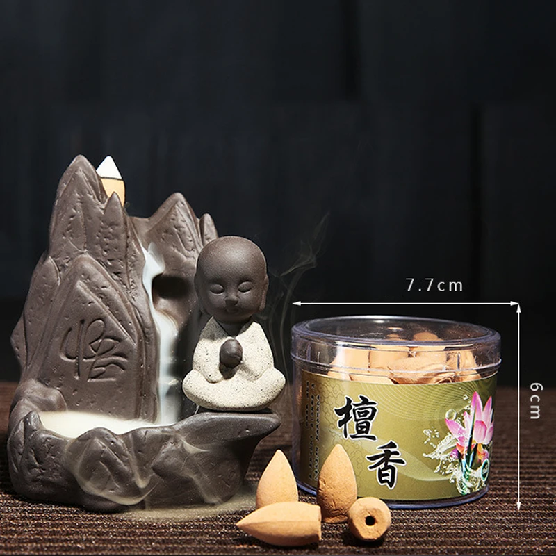 40 шт. конусы для благовоний с ароматом жасмина лаванды розы лимона чая|Благовония