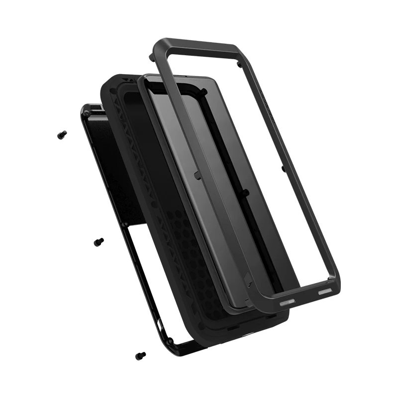 

For Xiaomi Mi 10 Case LOVE MEI Shock Dirt Proof Water Resistant Metal Armor Back Cover Coque for Xiaomi Mi 10 Pro Phone Case