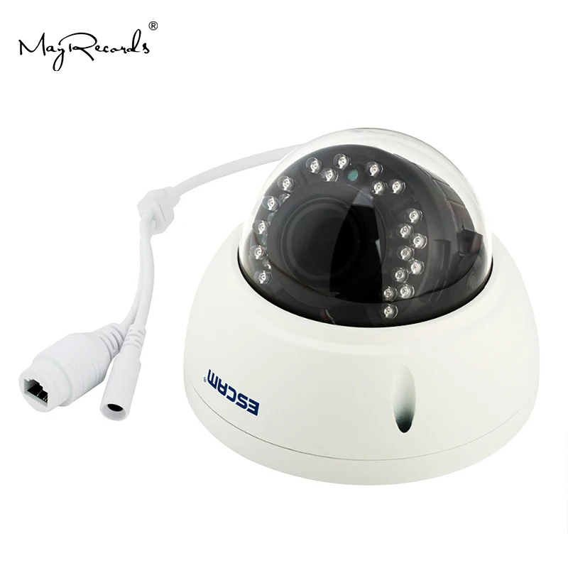Купольная IP камера Escam QD420 H.265 4 МП 1520P Onvif P2P инфракрасная наружного