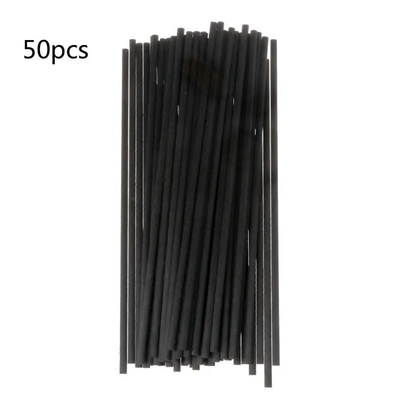 

50Pcs 20cmx4mm Fiber Sticks Diffuser Aromatherapy Volatile Rod for Home Fragrance Diffuser Home Decoration