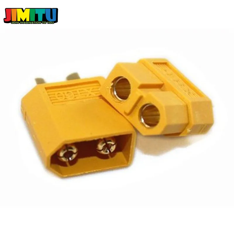 JIMITU 10 шт./5 пар XT60 штекер/гнездо цилиндрический RC коннектор аккумулятора вилки для