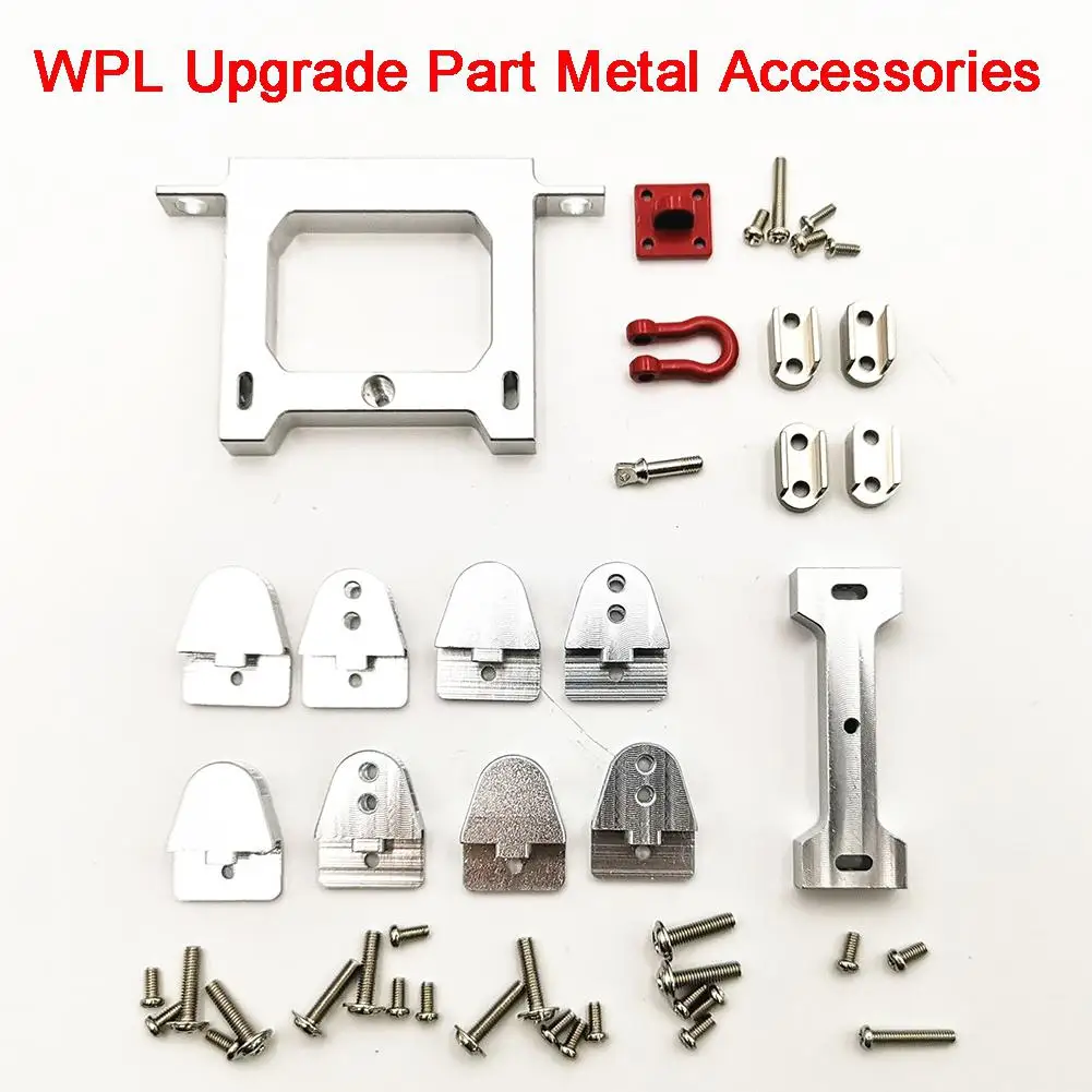 Четырехколесный военный командный грузовик металлические шасси фитинги для WPL B