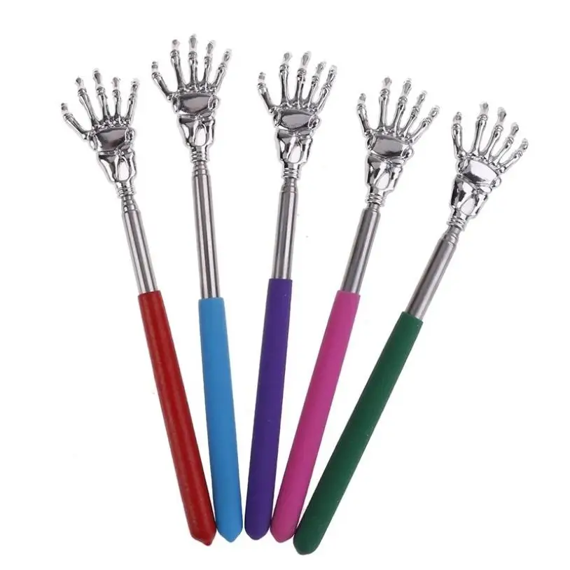 

Stainless steel retractable tickling tickling not begging for the elderly hand tickling device tickling rake massager