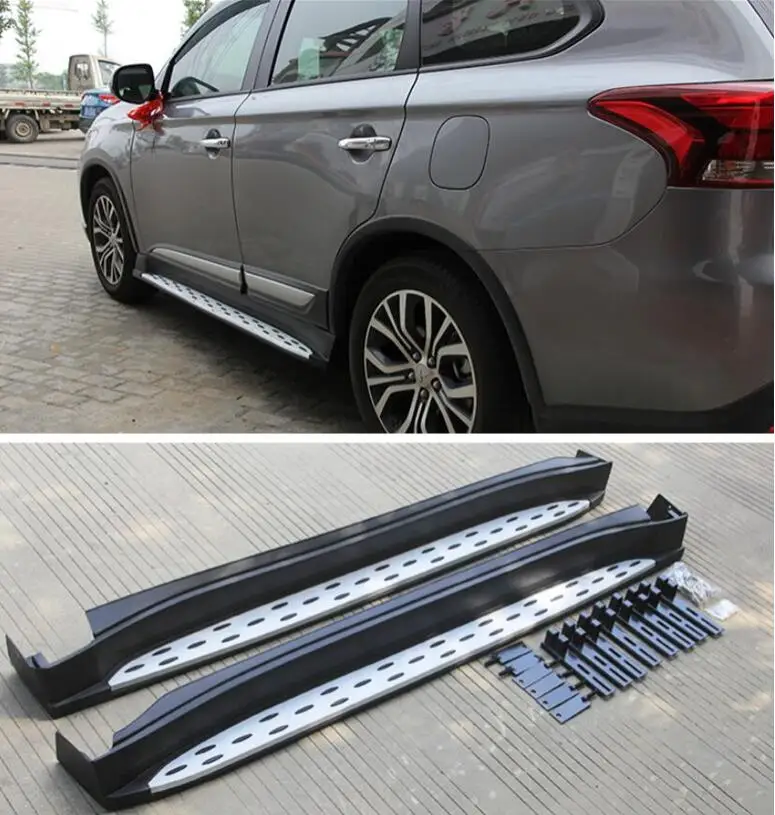 Подножка для Mitsubishi Outlander 2016 2017 2018 2019 год (2 стиля) из алюминиевого сплава|Педали| |