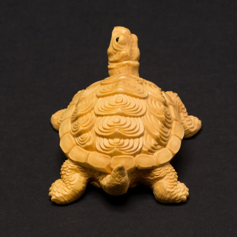 8 см копия черепаха Счастливое животное деревянная Черепаха Животное Статуя