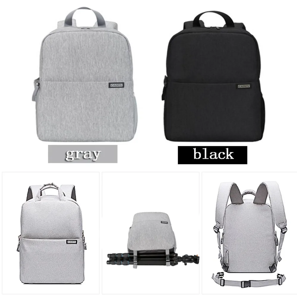 caden digital camera bag video camera bag waterproof laptop 14 school casual photo bag for canon nikon sony camera backpack free global shipping