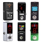 Тюнер NUX PT-6 Mini Chromatic Guitar педаль тюнера LCDсветодиодный дисплей True Bypass AROMA AT-07 педаль для гитары Rowin LT-910